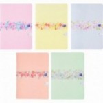 ZESZYT OXFORD FLOWERS A4/60K KRATKA Z MARGINESEM