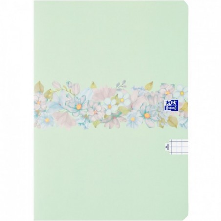 BRULION MIĘKKI OXFORD FLOWERS B5/96K KRATKA Z MARGINESEM