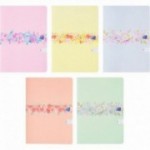 BRULION MIĘKKI OXFORD FLOWERS B5/96K KRATKA Z MARGINESEM