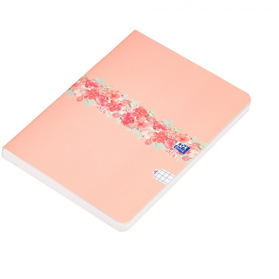 BRULION MIĘKKI OXFORD FLOWERS B5/96K KRATKA Z MARGINESEM