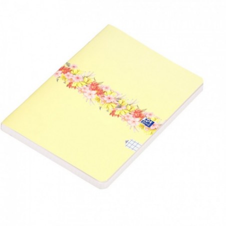 BRULION MIĘKKI OXFORD FLOWERS B5/96K KRATKA Z MARGINESEM