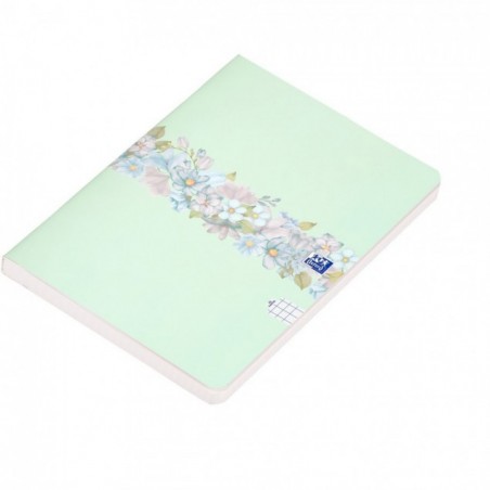 BRULION MIĘKKI OXFORD FLOWERS B5/96K KRATKA Z MARGINESEM