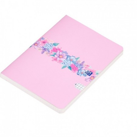 BRULION MIĘKKI OXFORD FLOWERS B5/96K KRATKA Z MARGINESEM