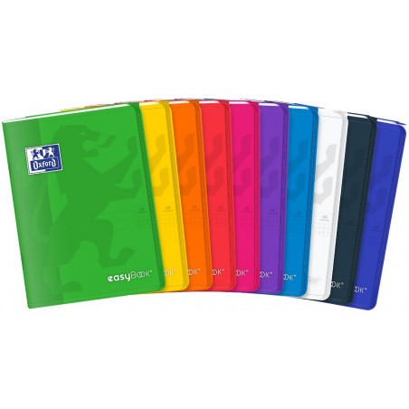 ZESZYT OXFORD PP EASYBOOK A5/60K KRATKA Z MARGINESEM MIKS KOLORÓW