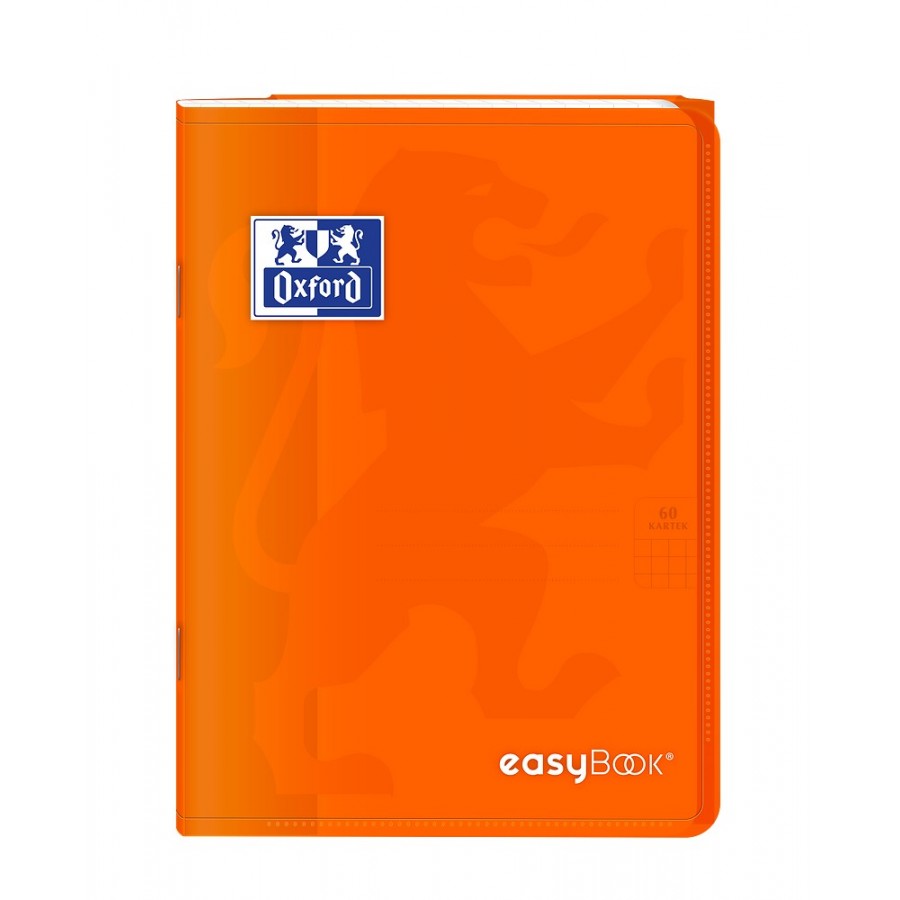 ZESZYT OXFORD PP EASYBOOK A5/60K KRATKA Z MARGINESEM MIKS KOLORÓW