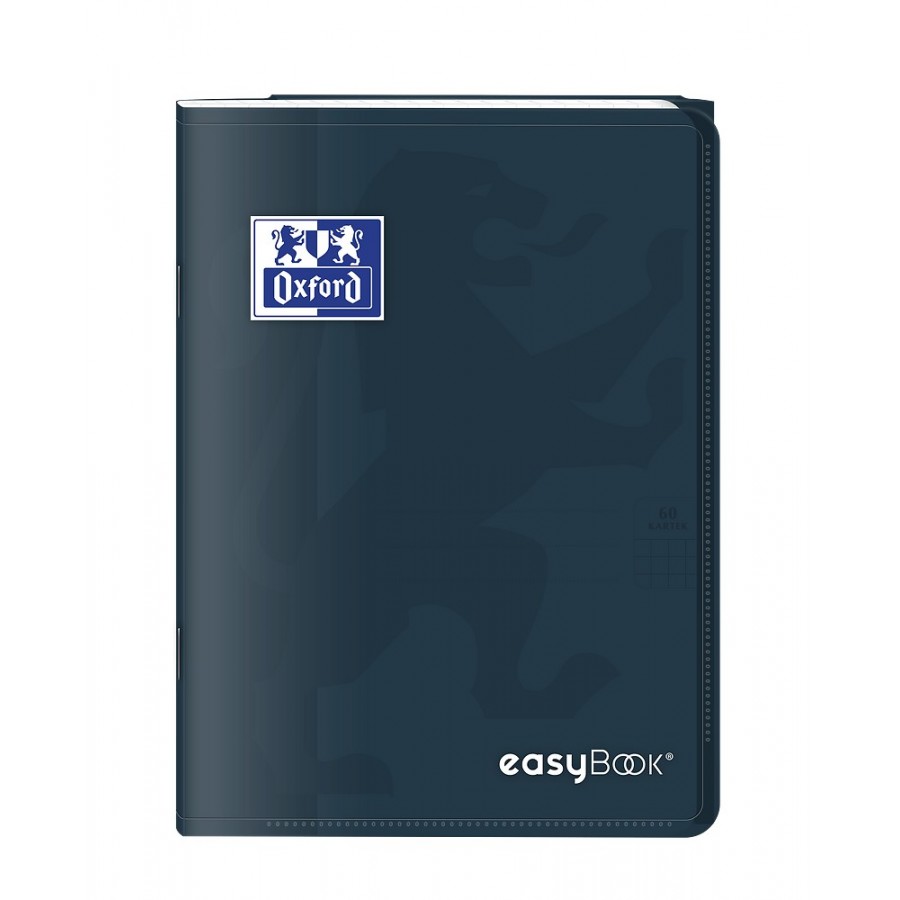 ZESZYT OXFORD PP EASYBOOK A5/60K KRATKA Z MARGINESEM MIKS KOLORÓW