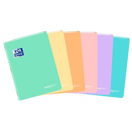 ZESZYT OXFORD EASYBOOK PASTEL A5/60K LINIA Z MARGINESEM