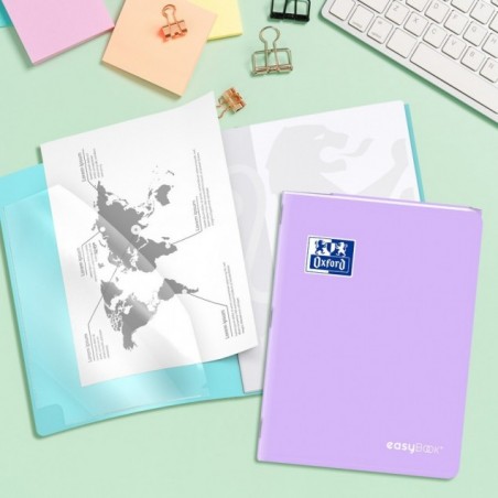 ZESZYT OXFORD EASYBOOK PASTEL A5/60K LINIA Z MARGINESEM