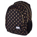 Plecak szkolny Head AB330 Golden Kitty czarny