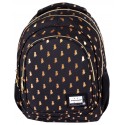 Plecak szkolny Head AB330 Golden Kitty czarny