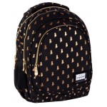 Plecak szkolny Head AB330 Golden Kitty czarny