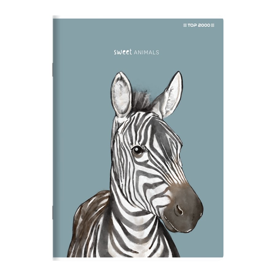 Zeszyt w linię z marginesem A5 TOP-2000 SWEET ANIMAL 60 kartek