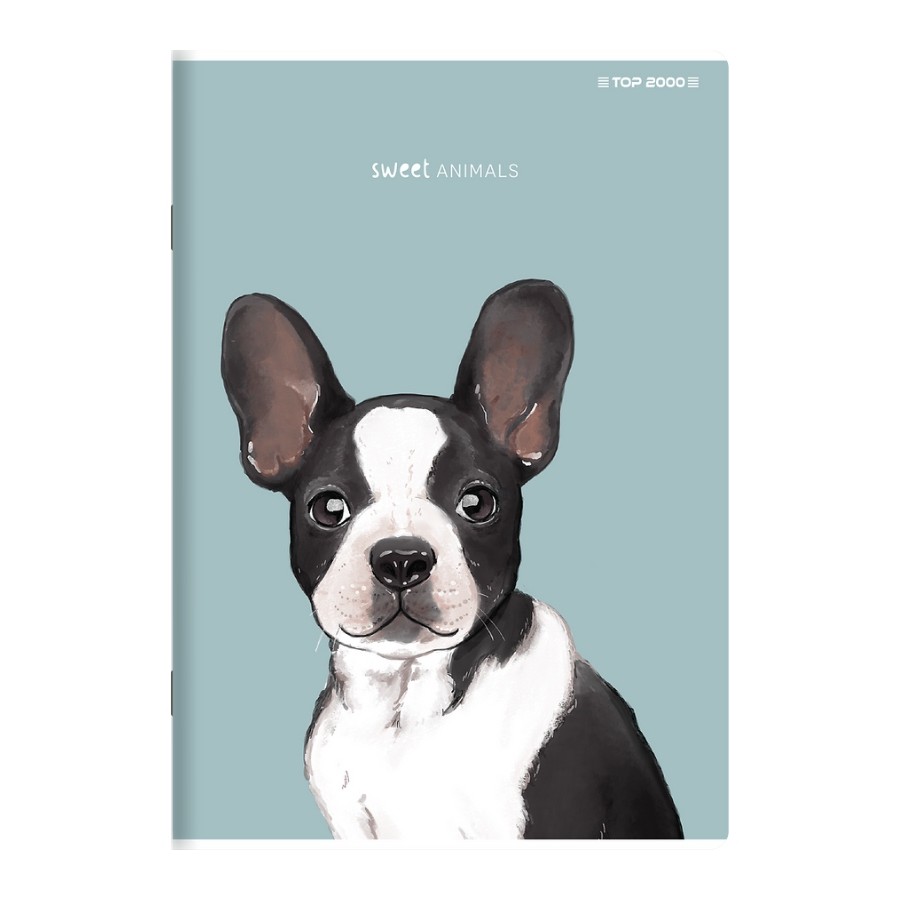 Zeszyt w linię z marginesem A5 TOP-2000 SWEET ANIMAL 96 kartek