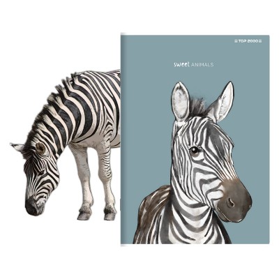Zeszyt w linię z marginesem A5 TOP-2000 SWEET ANIMAL 96 kartek