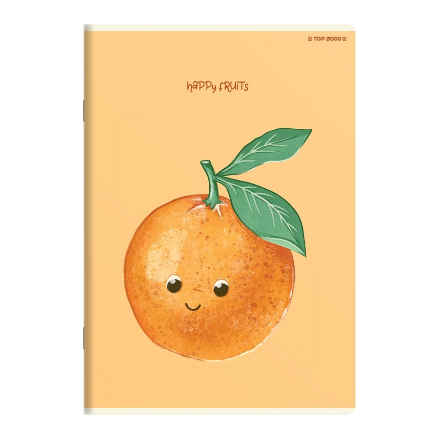Zeszyt Top 2000 Happy Fruits A5 32 kartki linia z marginesem 70g