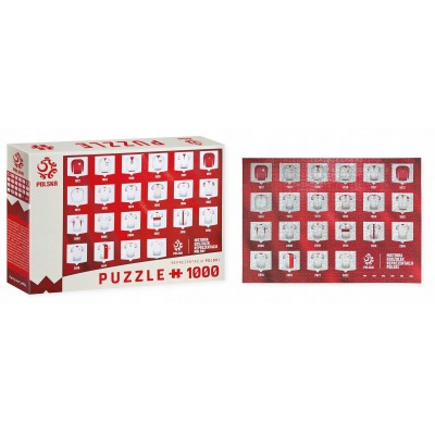 Puzzle PZPN 1000 koszulki