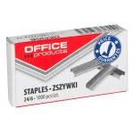 Zszywki Office Product Srebrne 24/6 1000 szt.