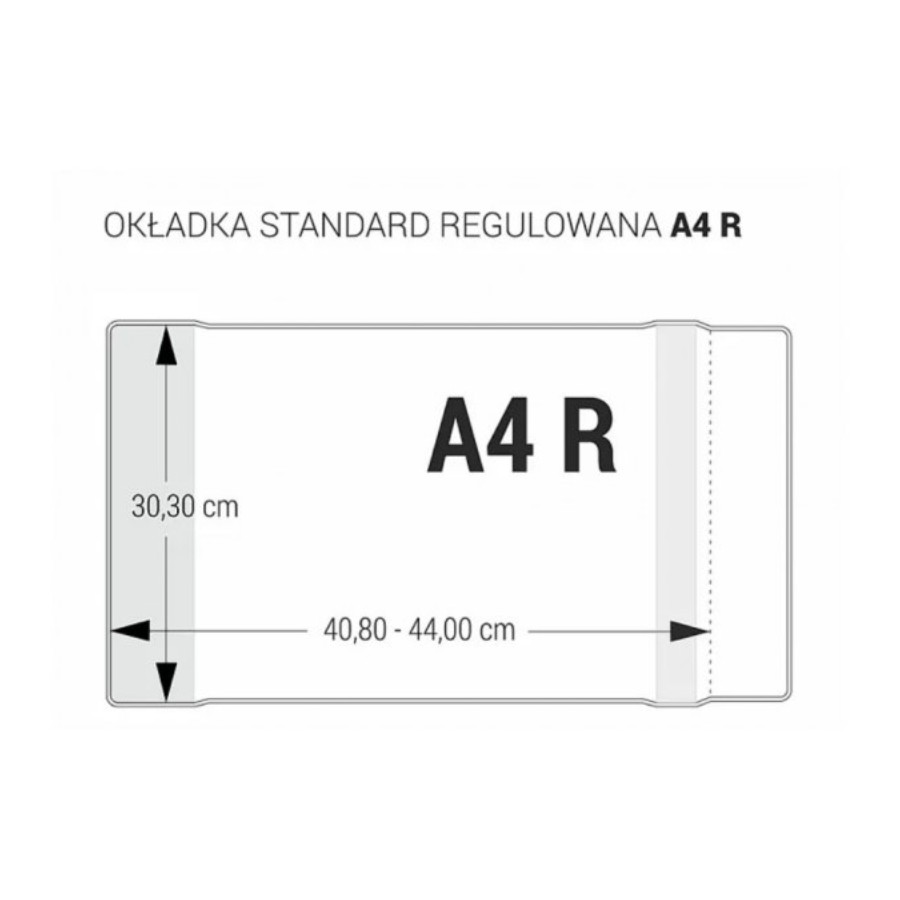 Okładki na Zeszyt Regulowane A4 30,3x44cm Biurfol 25szt