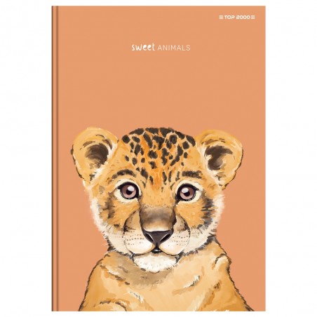 Zeszyt Brulion Top2000 Twarda Okładka Linia A5 96K Sweet Animals