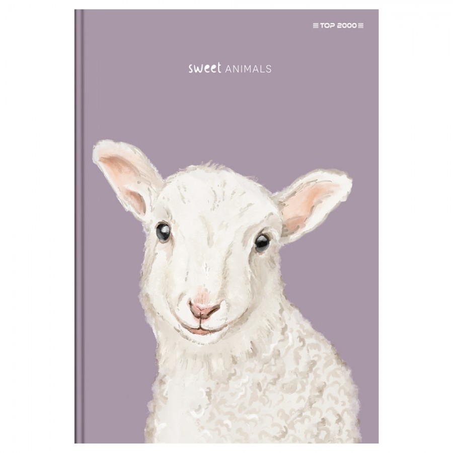 Zeszyt Brulion Top2000 Twarda Okładka Linia A5 96K Sweet Animals