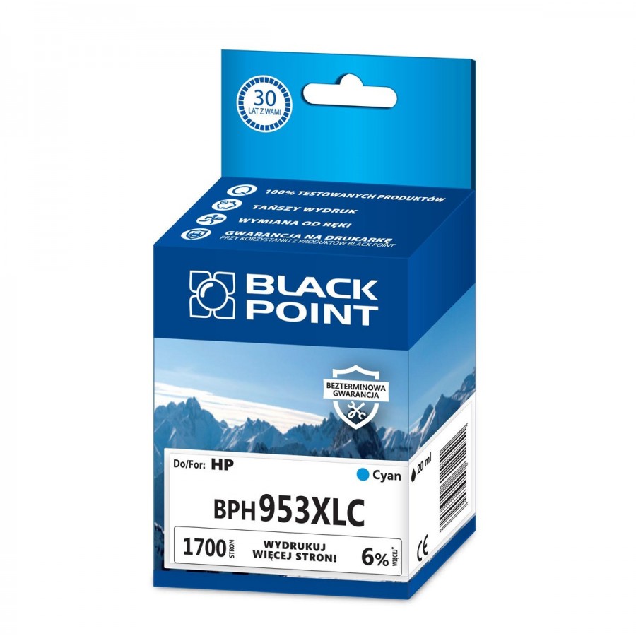 TUSZ-BLACK-POINT-CYAN-BPH953XLC-HP-F6U16AE-7720-7730-7740-8210-8218-8710-8715-8720-8725