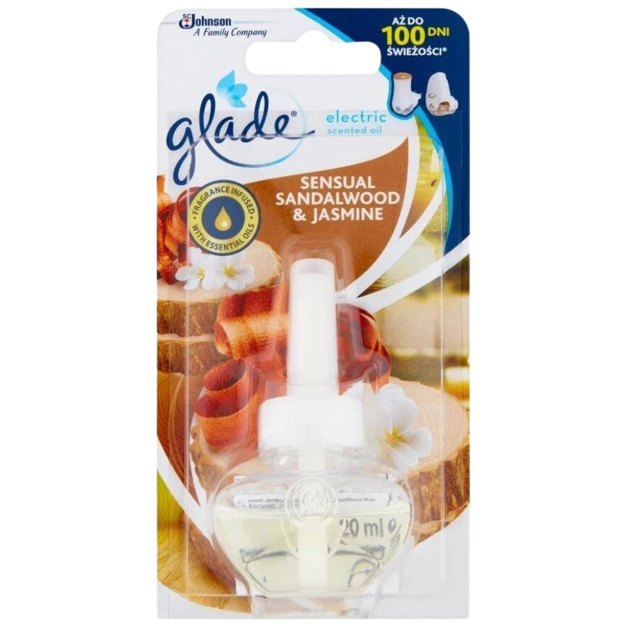 Glade/Brise odświeżacz powietrza electric zapas drzewo sandałowe i jaśmin 20ml