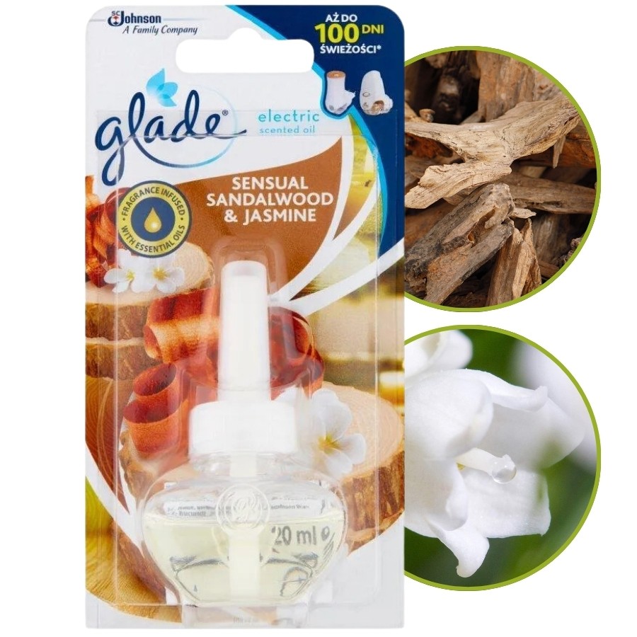 Glade/Brise odświeżacz powietrza electric zapas drzewo sandałowe i jaśmin 20ml
