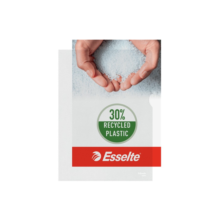 Ofertówki groszkowe Esselte A4 85 mic, w 30% z tworzywa z odzysku 100szt