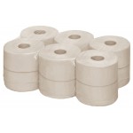 Papier toaletowy makulaturowy Jumbo 1-W 12sztuk szary