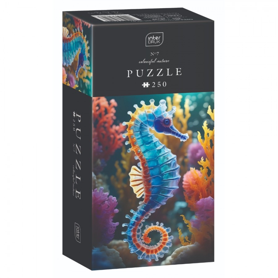 Puzzle 250 elementów INTERDRUK Colourful Nature 7 Konik Morski