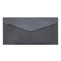 Koperty ozdobne DL Galeria Papieru Pearl 150g klejone na mokro CZARNE