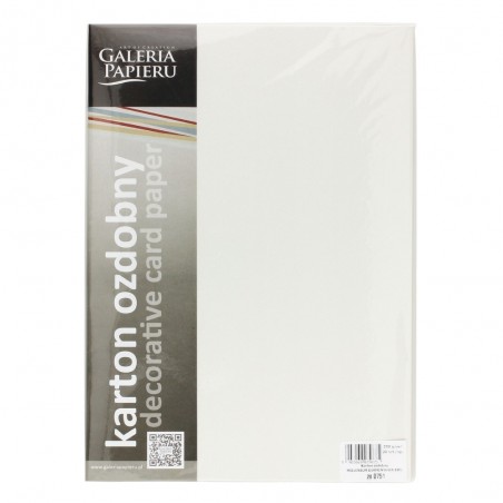 Karton papier ozdobny A4 Millenium Karton 250g diamentowa biel