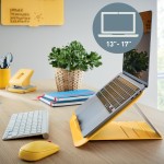 Podstawka pod laptopa Leitz Ergo Cosy żółta