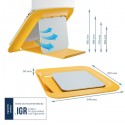 Podstawka pod laptopa Leitz Ergo Cosy żółta