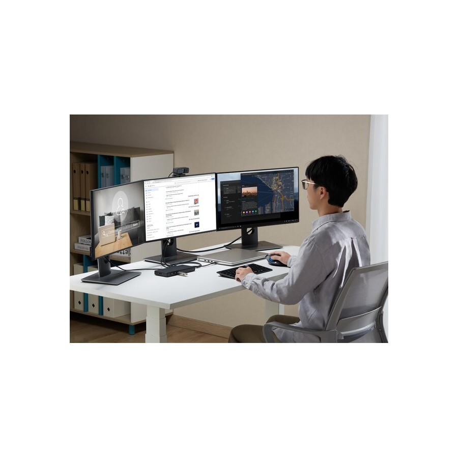 Stacja dokująca Kensington SD4842P EQ USB-C, triple video, zasilanie 100 W