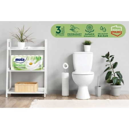 Mola SENSITIVE Papier toaletowy Balsam Rumiankowy - 8 pak