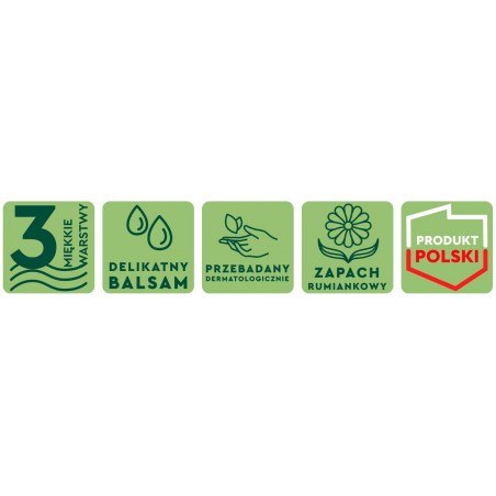 Mola SENSITIVE Papier toaletowy Balsam Rumiankowy - 8 pak