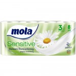 Mola SENSITIVE Papier toaletowy 3W Balsam Rumiankowy 8 rolek
