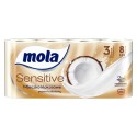 Mola SENSITIVE Papier toaletowy Mleczko Kokosowe - 8 pak