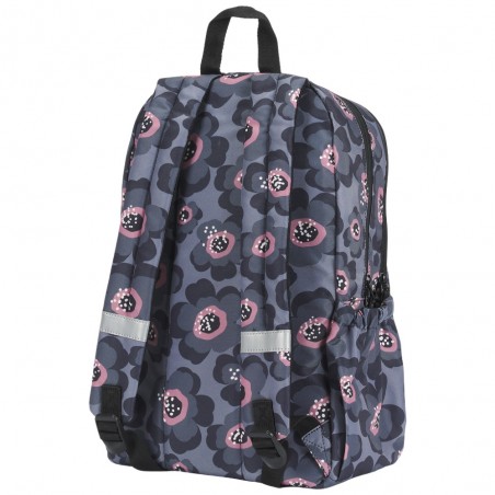 PLECAK SZKOLNY OXFORD BLOOM SZARY