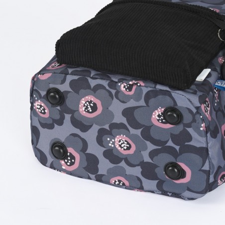 PLECAK SZKOLNY OXFORD BLOOM SZARY
