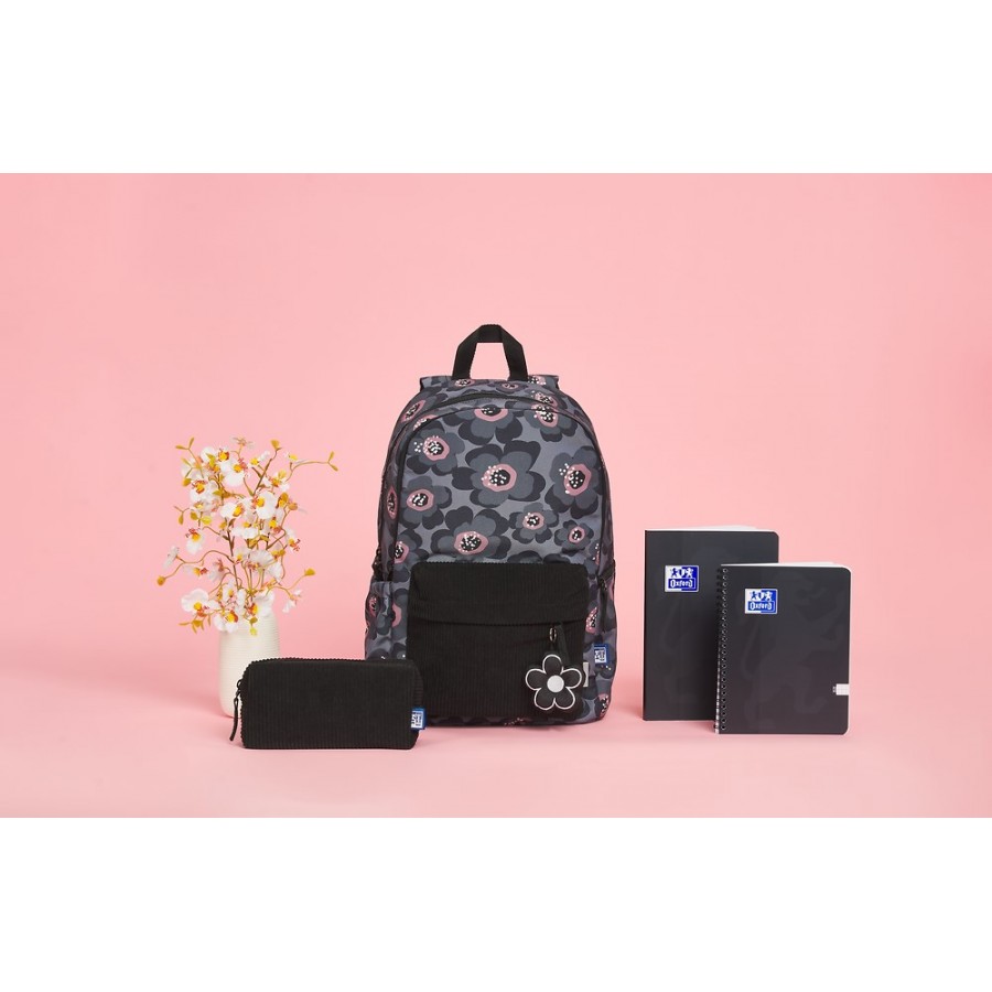 PLECAK SZKOLNY OXFORD BLOOM SZARY