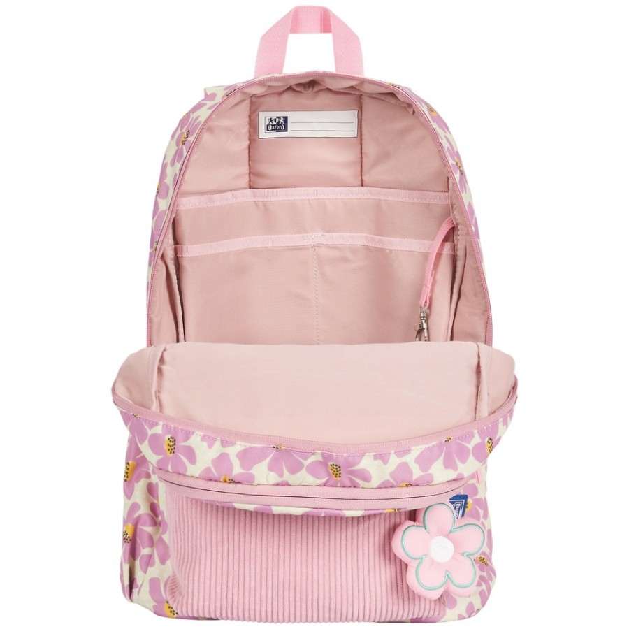 PLECAK SZKOLNY OXFORD BLOOM RÓŻOWY
