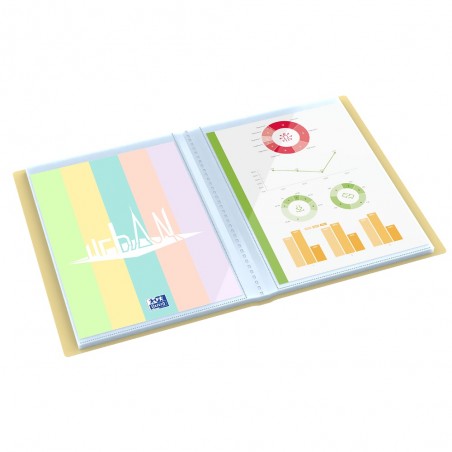 ALBUM OFERTOWY OXFORD URBAN PASTEL PP A4/20K MIX KOLORÓW