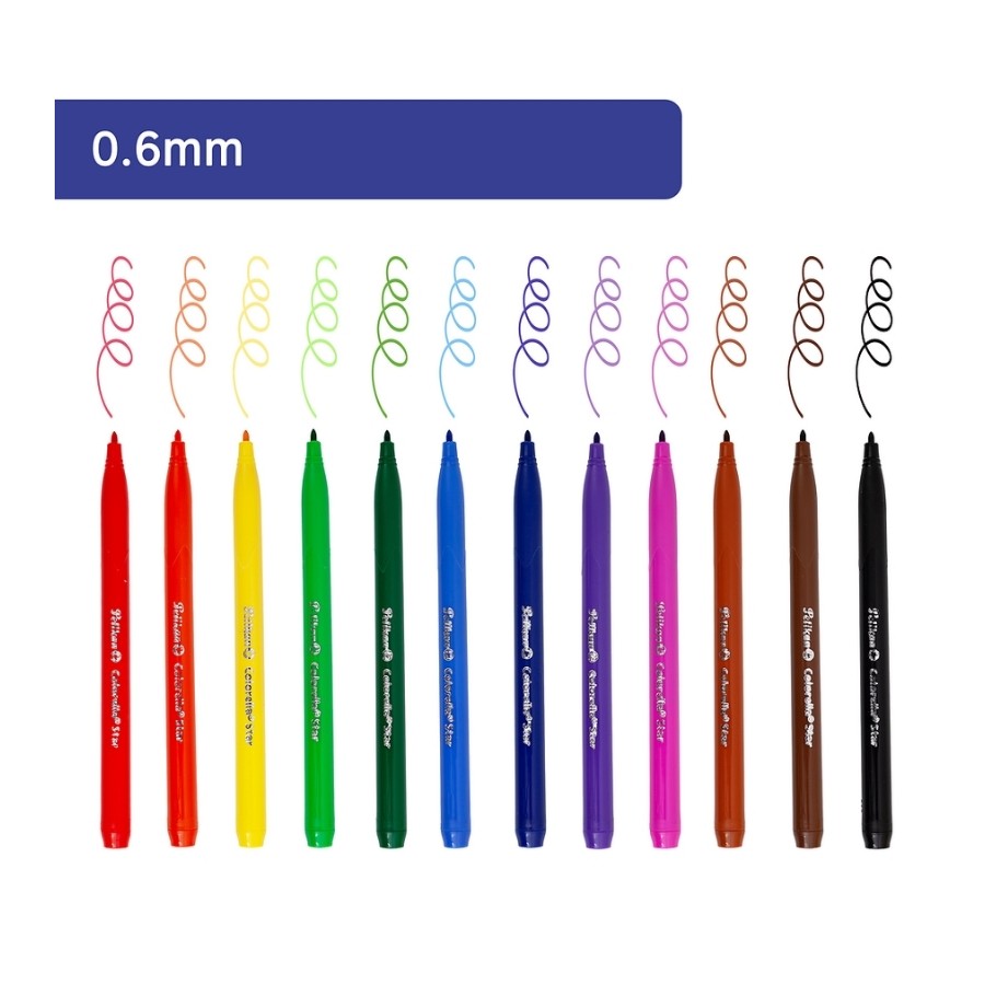 FLAMASTRY PELIKAN COLORELLA C302 12 KOLOR BL1