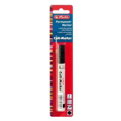 Marker wodoodporny czarny HERLITZ blister 1 szt.