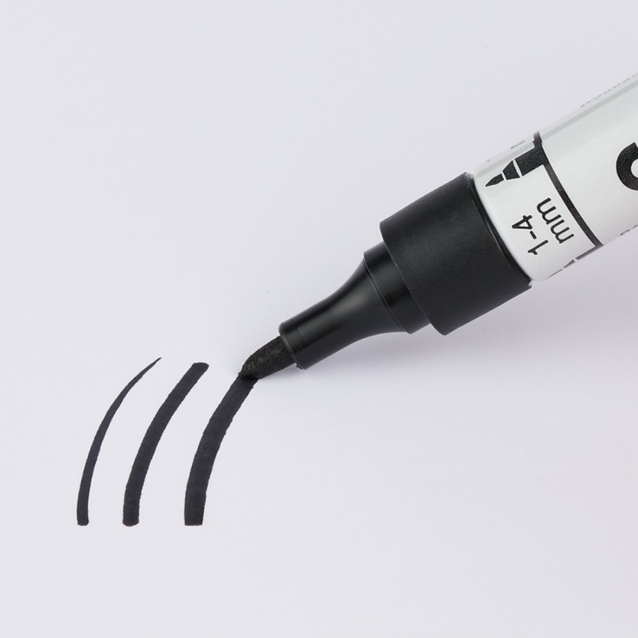Marker wodoodporny czarny HERLITZ blister 1 szt.