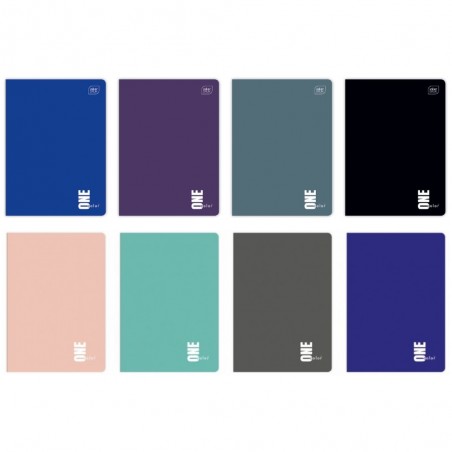Zeszyt A5 80 Kartek w Kratkę One Color Interdruk zestaw 10 sztuk