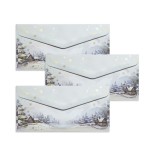 Koperty ozdobne Galeria Papieru koperta DL 120g MAGIA ZIMY 10 sztuk