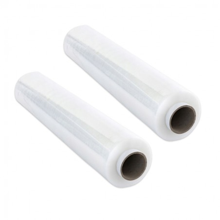 Folia Stretch 23 mic 2,7kg netto 50cm Przezroczysta ZESTAW 2 szt